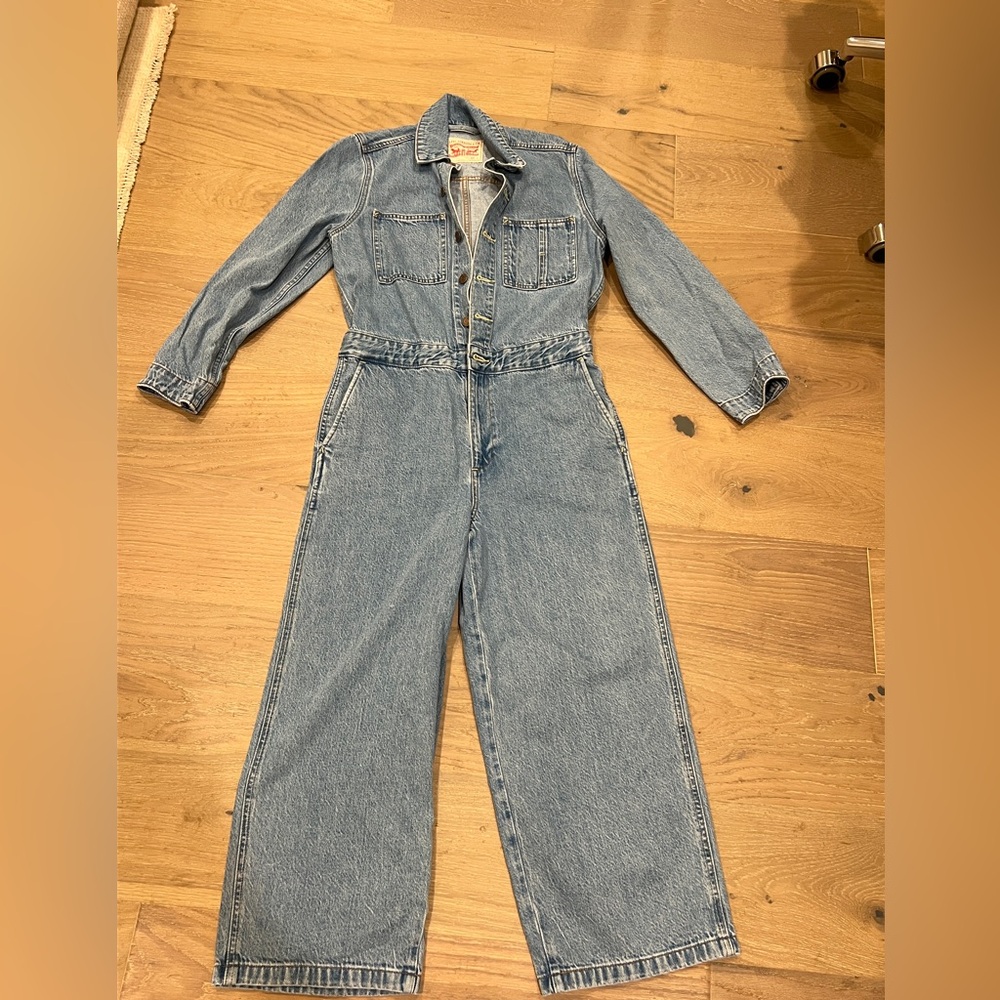 Levi's Classic Blue Denim Jumpsuit